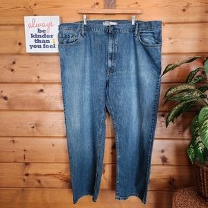 Levi's 💙 559 Relaxed Fit Straight Leg Dark Wash Denim Jeans Stretch Sz 48 X 29"